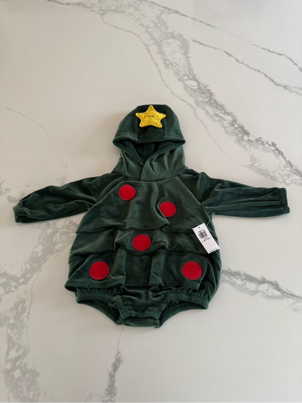 Holiday Tree Baby Romper or Costume 6-12M - Picture 4 of 6